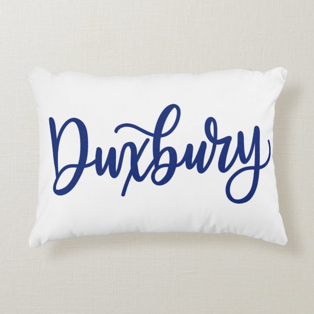 Cojín Decorativo Pillow de Duxbury Dainty Scripts (Anverso)