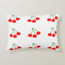 Pillow de énfasis de cerezas