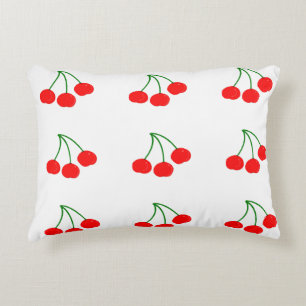Cojín Decorativo Pillow de énfasis de cerezas