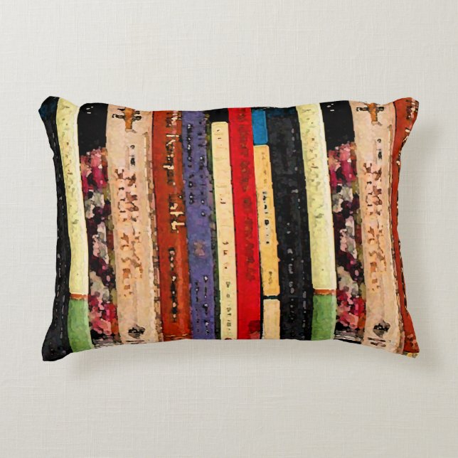 Cojín Decorativo Pillow de énfasis de libros (Anverso)