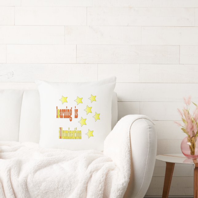 Cojín Decorativo Pillow de estrellas inspiradoras (Sofá)