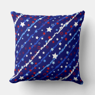 Cojín Decorativo Pillow de estrellas patrióticas