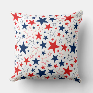 Cojín Decorativo Pillow de estrellas patrióticas