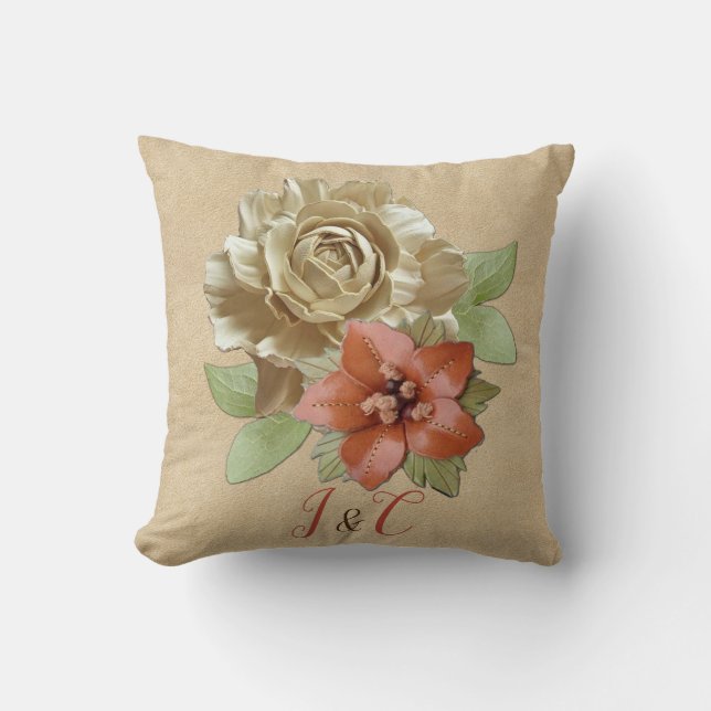 Cojín Decorativo Pillow de flores de cerezo (Anverso)