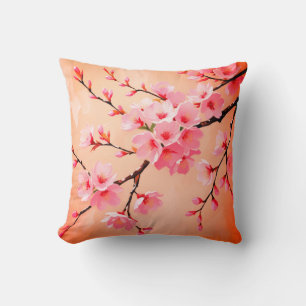 Cojín Decorativo Pillow de flores de cerezo - Elegante Sakura lanza