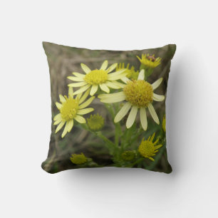 Cojín Decorativo Pillow de flores silvestres amarillas de bonito