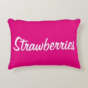 Cojín Decorativo Pillow de fresas