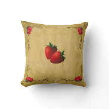 Pillow de fresas del país