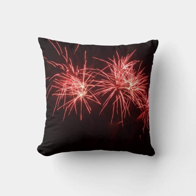 Cojín Decorativo Pillow de fuegos artificiales (Anverso)
