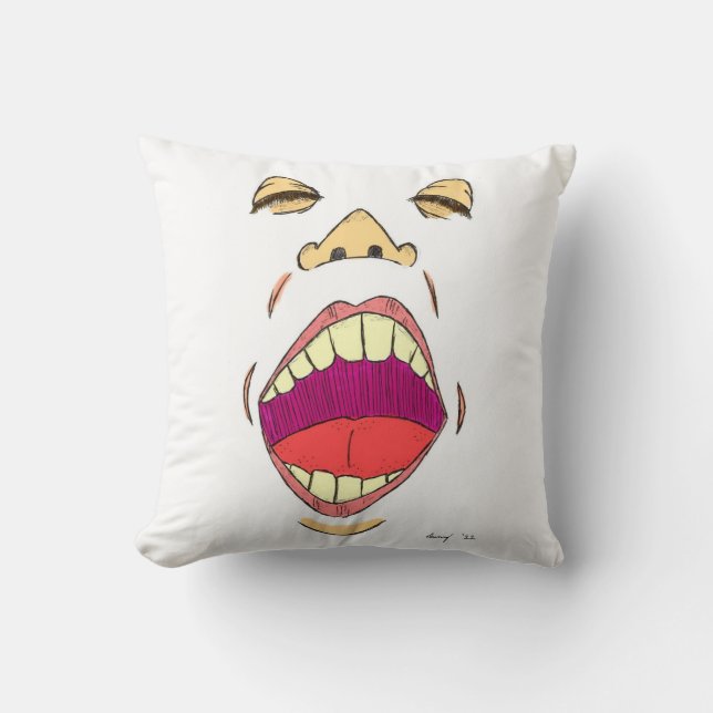Cojín Decorativo Pillow de "grito" (Anverso)