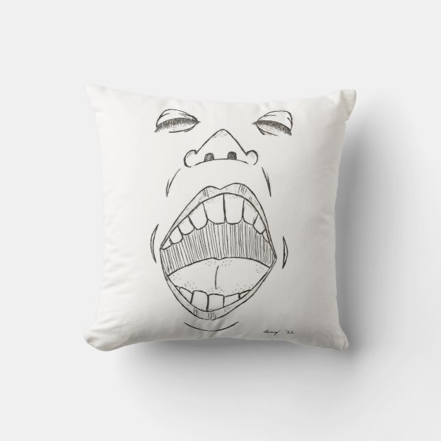 Cojín Decorativo Pillow de "grito" (Anverso)