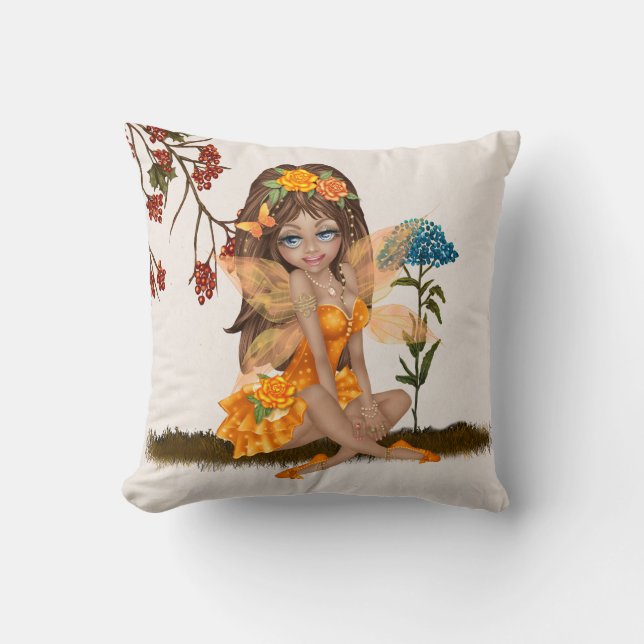 Cojín Decorativo Pillow de hadas otoñales (Anverso)