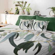 Pillow de hojas de goma