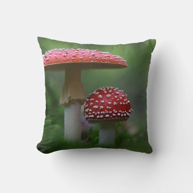 Cojín Decorativo Pillow de hongos mágicos (Anverso)
