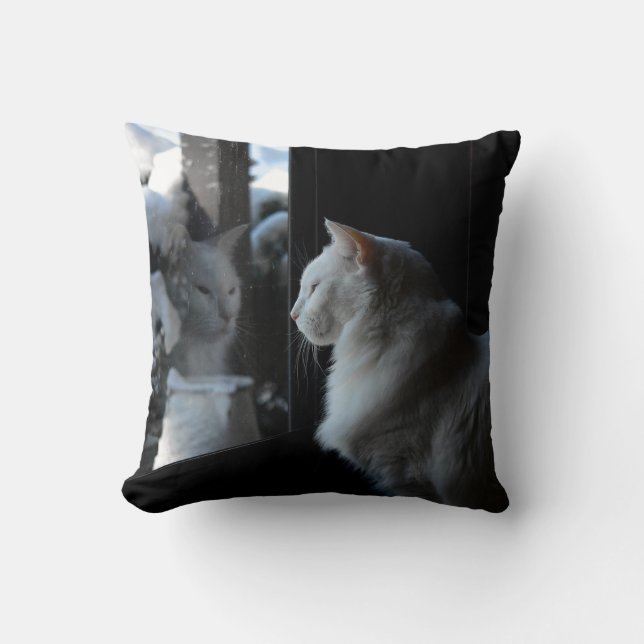 Cojín Decorativo Pillow de Kitty Blanco Snowy (Anverso)