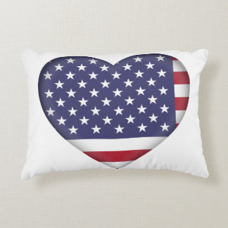 Cojín Decorativo Pillow de la bandera estadounidense