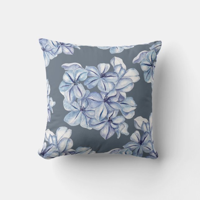 Cojín Decorativo Pillow de la Bloom Azul Serene (Anverso)