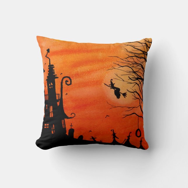 Cojín Decorativo Pillow de la bruja embrujada (Anverso)