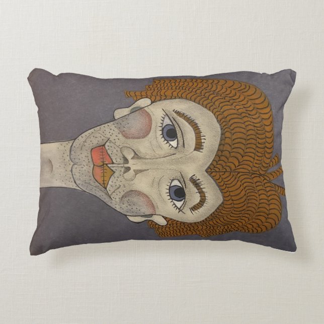 Cojín Decorativo Pillow de la cara caprichosa (Anverso)
