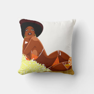 Cojín Decorativo Pillow de la diosa africana