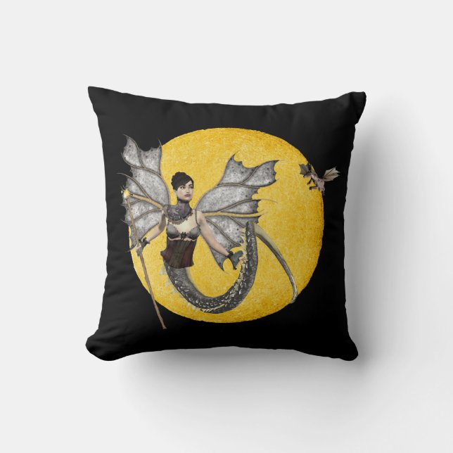 Cojín Decorativo Pillow de la diosa del dragón (Anverso)