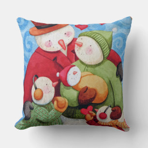 Cojín Decorativo Pillow de la familia Snowman