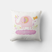 Pillow de la guardería elefante