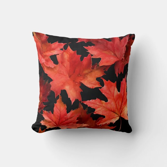 Cojín Decorativo Pillow de la hoja de arce (Anverso)