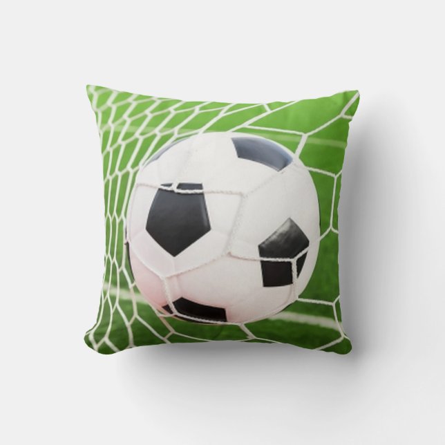 Cojín Decorativo Pillow de la pelota de fútbol (Anverso)