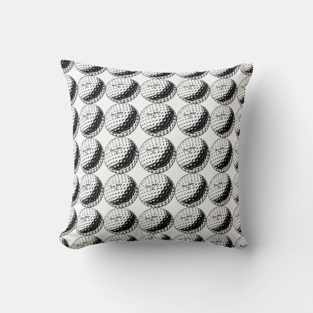 Cojín Decorativo Pillow de la pelota de golf (Anverso)
