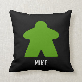 Cojín Decorativo Pillow de la piel verde | Texto Personalizado | Un