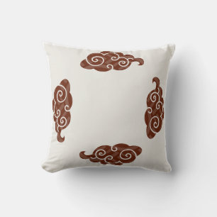 Cojín Decorativo Pillow de la plaza del patrón japonés - Elegancia 