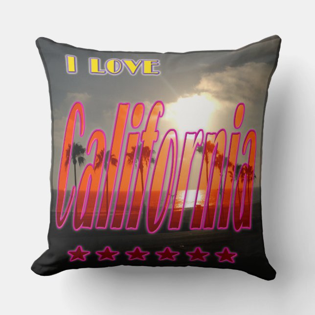 Cojín Decorativo Pillow de "La preciosa California 3" (Anverso)