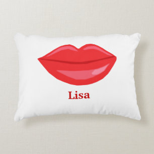 Cojín Decorativo Pillow de labios personalizados