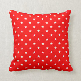 Cojín Decorativo Pillow de las estrellas rojas