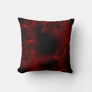 Cojín Decorativo Pillow de las estrellas rojas