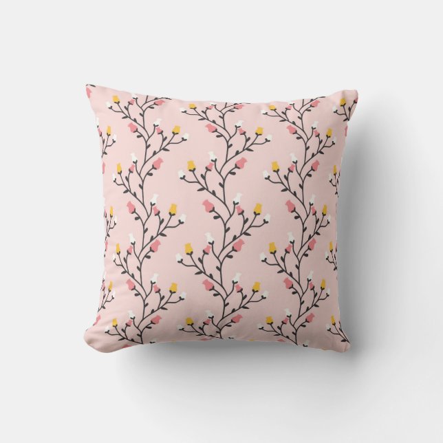 Cojín Decorativo Pillow de las flores de otoño (Anverso)