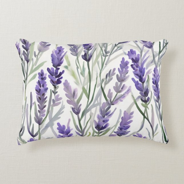 Cojín Decorativo Pillow de las fundas de lavanda (Anverso)