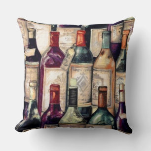 Cojín Decorativo Pillow de los amantes del vino