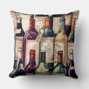 Cojín Decorativo Pillow de los amantes del vino