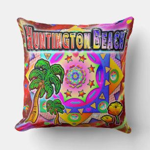 Cojín Decorativo Pillow de los amigos tropicales de Huntington Beac