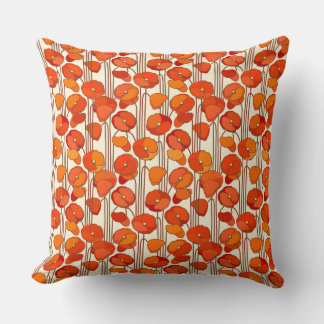 Cojín Decorativo Pillow de los Coppies de Art Nouveau