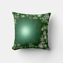 Pillow de los Navidades verdes