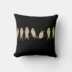 Cojín Decorativo Pillow de los pájaros musicales