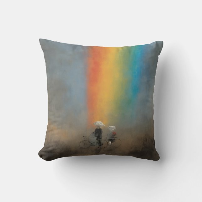 Cojín Decorativo Pillow de los sueños del arcoiris (Anverso)