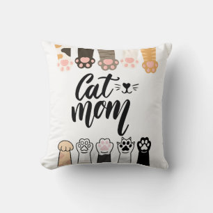 Cojín Decorativo Pillow de mamá de gato - Diseño de garrapatas lind
