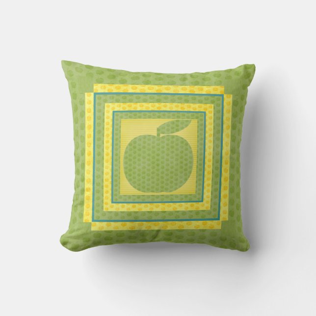 Cojín Decorativo Pillow de manzanas (Anverso)