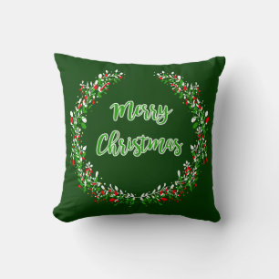 Cojín Decorativo Pillow de Navidades blancos rojos verdes