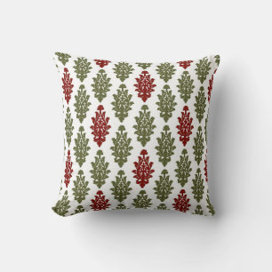 Cojín Decorativo Pillow de Navidades del Diseñador rojo/verde