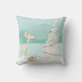 Cojín Decorativo Pillow de Navidades nevados ilustrados